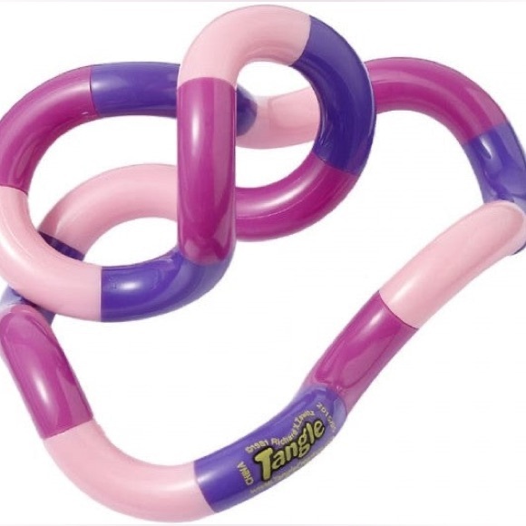 Zuru Tangle Jr. Classic Fidget Toy - Purple and Pink - Picture 2 of 3